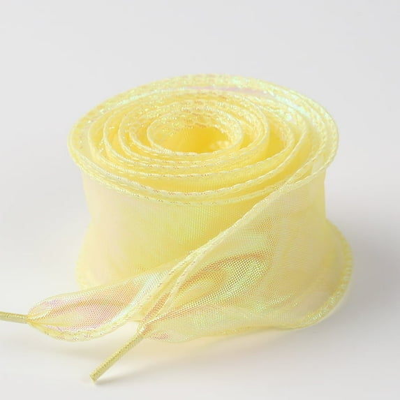 2Pairs Satin Ribbon Shoe Laces: 1.57" Wide Colorful Snow Yarn Shoelaces for Women - 47 inch / 120CM