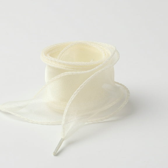 2Pairs Satin Ribbon Shoe Laces: 1.57"  Wide Solid Color Wave Snow Yarn Shoelaces for Women - 47 inch / 120CM