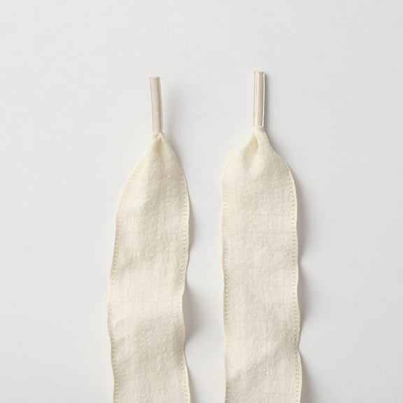 2Pairs Satin Ribbon Shoe Laces: 1" Wide Colorful Flat Lotus Leaf Yarn Shoelaces for Women - 47 inch / 120CM