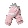 thumbnail image 1 of 2Pairs Waterproof Ski Winter Gloves Cold Weather Warm Fleece Snowboard Snow Mittens Windproof Insulated Gloves for Men Women Outdoor Sports Skiing Snowboarding 2026 Gift Set, Pink, 1 of 6