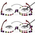 thumbnail image 1 of 2Pairs Womens Magnifying Eye Make Up Spectacles Flip Down Lens Folding Cosmetic Reading Glasses, 1 of 5