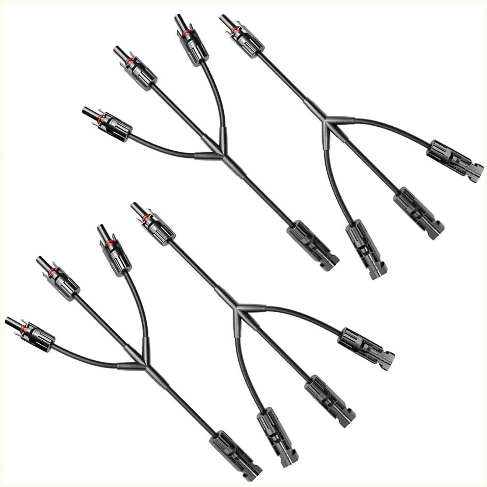 2Pairs Y-Style Solar Connector DC 1000V FMMM+MFFF for Parallel ...