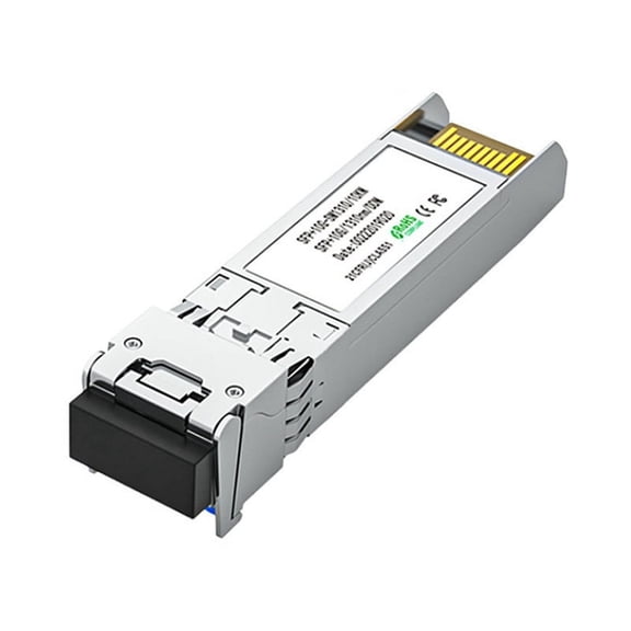 2Pc 10G SFP+ Optical Fiber Module 1310NM LC Single Mode Dual Fiber Transceiver Compatible with Network Router Switches,D