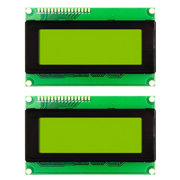 2Pc 2004A 20X4 Lcd Display Module Green Backlight With Iic/I2C Interface Adapter