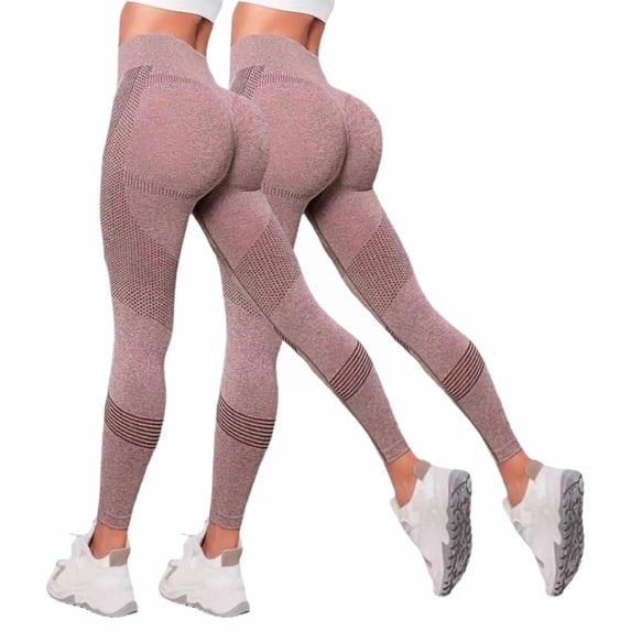 2Pc 3D Anti Cellulite Leggings Tummy Control Compression Pants Workout Yoga Pants Push Up Yoga Pants 3D Anti Cellulite Leggings For Women Full Length Buttery Soft Yoga Pants Skin-Friendly S-L