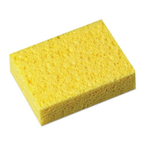 2Pc 3M Commercial Cellulose Sponge, Yellow, 4.25 X 6, 1.6" Thick, Yellow | Order of 1 Each