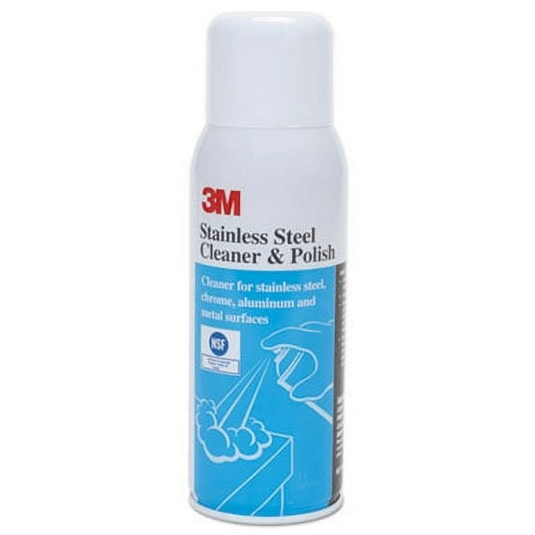 Stainless Steel Cleaner and Polish, Lime Scent, 10 oz Aerosol Spray Stainless Steel Cleaner and Polish, Lime Scent, 10 oz Aerosol Spray