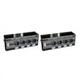 2Pc 4Channel 3Pin XLR Audio and over Network Cable Extender, DMX512