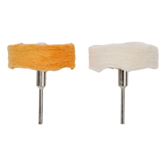 2Pc 50Mm Polishing Cloth Wheel Brush Head Grinder Buffing Accessory Rotary Tool