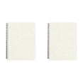 thumbnail image 1 of 2Pc A6 Spiral Pocket Notebook, 160 Pages Plastic Cover Mini Lined Grid Blank Notebook, Waterproof Writing Journal, Portable Travel Memo Notebook for Daily Note Taking, Quick Jotting, Planning, 1 of 5