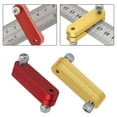 thumbnail image 1 of 2Pc Adjust Limit Ruler Positioning Block Scriber Line Marking Gauge Woodworking, 1 of 9