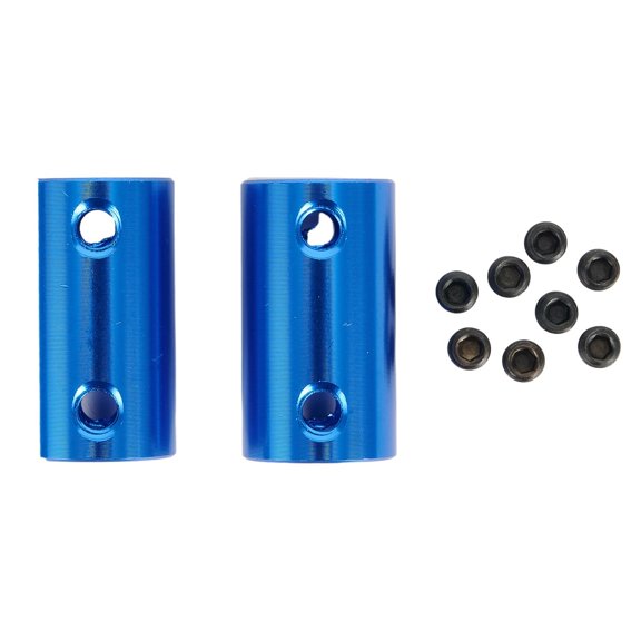 2Pc Aluminum Flexible Shaft Coupler Coupling Bore 3D-Printer Part Blue Stepper Motor 2Pcs 8-8Mm