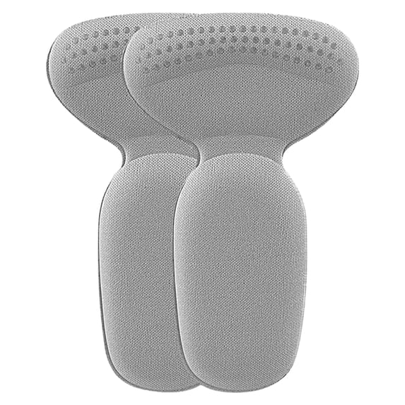 2Pc Anti-Slip Heel Liners, 2 in 1 Heel Cushion Inserts & Heel Grips, Self-Adhesive Heel Pads, Heel Blister Prevention Insoles for High Heels, Loose Shoes, Foot Pain Relief, Shoe Filler Inserts