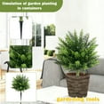 thumbnail image 1 of 2Pc Artificial Topiary Plants With Ground Stakes, 20Inch Faux Evergreen Shrubs For Outdoor Garden Decor, Indoor Home Porch Patio Yard Landscaping, 1 of 9