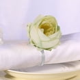 thumbnail image 1 of 2Pc Candlelight Dinner-Flower Napkin Rings, Handmade Rose Napkin Rings With Alloy Buckles,Dinner Napkin Holder For Valentine'S Day, Wedding, Dinners, Parties Table,Groggery Decoration, 1 of 6