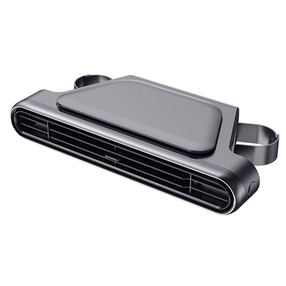 2Pc Car Fan Cooling Airflow for Driver and Passengers Seat,3-speed Quiet USB Backseat Fan for Back Cooling & Baby Rear Facing,Quiet Headrest Neck Fans Accessories for All Cars Vehicle RV Truck (F)