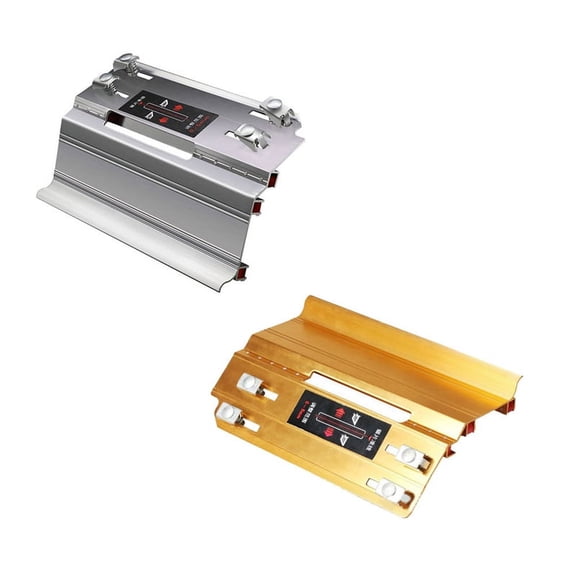 2Pc Ceramic Tile Chamferer 45 Degree Cutting Position Fixed Corner Guide Woodworking Tools Manual Angle Powers Tool Part,1 x Ceramic Tile Chamferer (silver) 1 x Ceramic Tile Chamferer (gold)