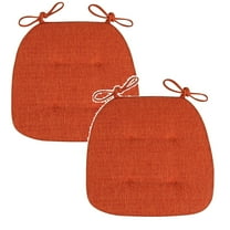 2Pc Chair Cushions For U Shaped Dining Chairs Kitchen Chair Cushions With Ties Non Slip Chair Pads For Dining Room Chairs Colorful Cushion Cushion