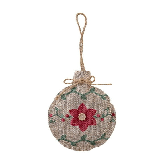 2Pc Christmas Decorations for Home Cloth Hanging Christmas Ornaments Xmas Tree Decor Farm Decorations for Party Xmas Stocking Hanging Decor