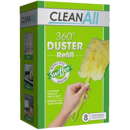 2Pc Clean All 8-Count 360 Degree Duster Refill
