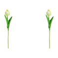 thumbnail image 1 of 2Pc Clearance Under $3 Artificial Tulips Faux Tulip For Entryway, Pu Petite Stem Length (H), 1 of 7
