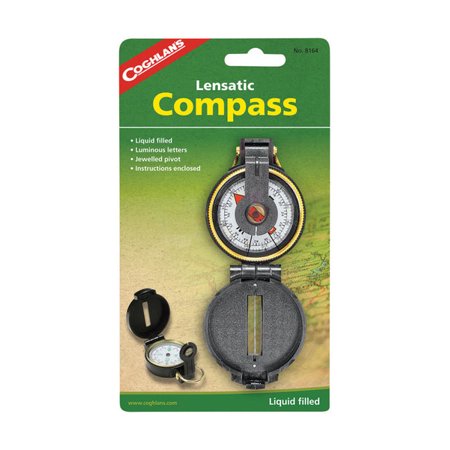 2Pc Coghlans Coghlan's Analog Lensatic Compass