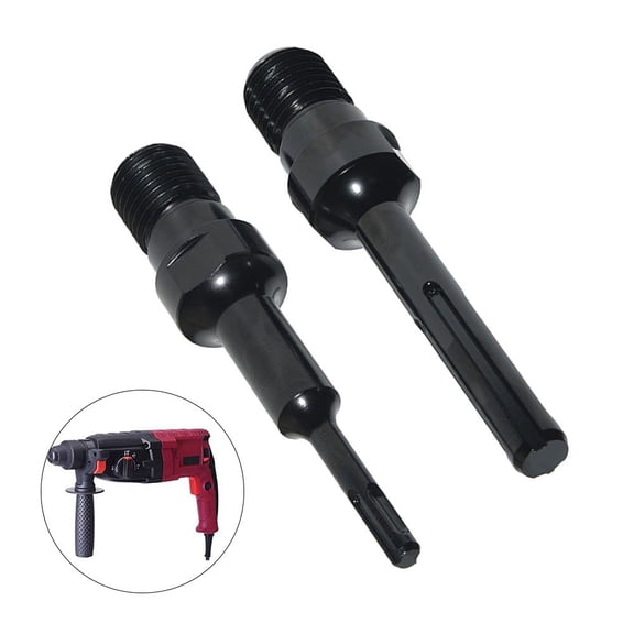 2Pc Core Drill Bit Adapter 1-1/4Unc Thread Male To For Plus Max Shank Conversion Max Fangkenuo
