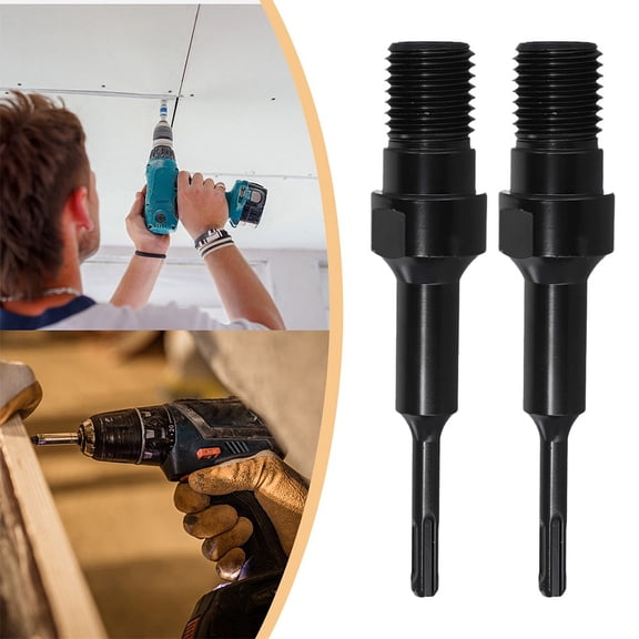 2Pc Core Drill Bit Adapter 1-1/4Unc Thread Male To For Plus Max Shank Conversion Max Fangkenuo