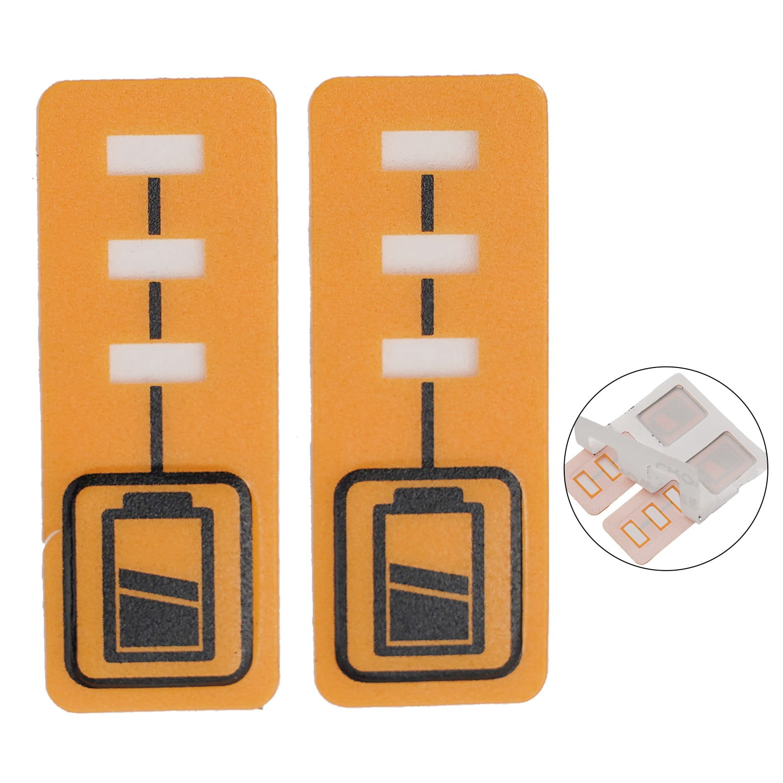 2Pc Dcb200 Battery Capacity Led Key Sticker Label for 18V Dcb140 Dcb182 ...