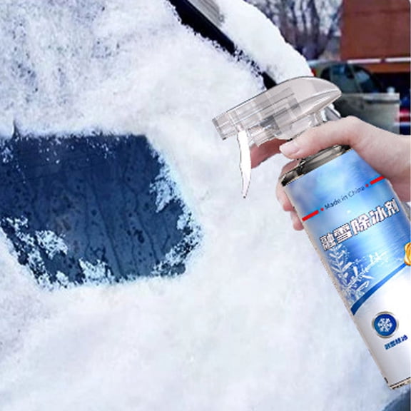 2Pc Deicer For Car Windshield Deicer Spray,Automotive Icing And Snow Melting Agent Remover Car Ice Melting Agent Refrigerator Freezer Snow Melting Agent,Fast-Acting Ice Melter For Cars,496Ml