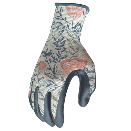2Pc Digz M Nitrile Multicolored Gardening Gloves