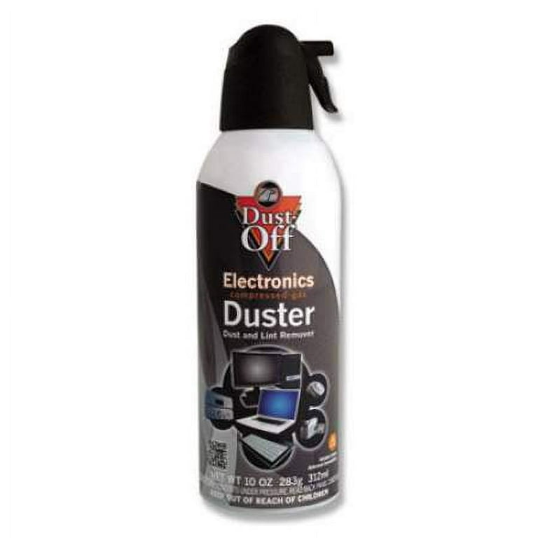 2Pc Dust-Off Disposable Compressed Air Duster, 10 oz Can (DPSXL) 