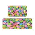 2Pc Easter Kitchen Mats Sets,Happy Easter Carpet,Easter Door Mats
