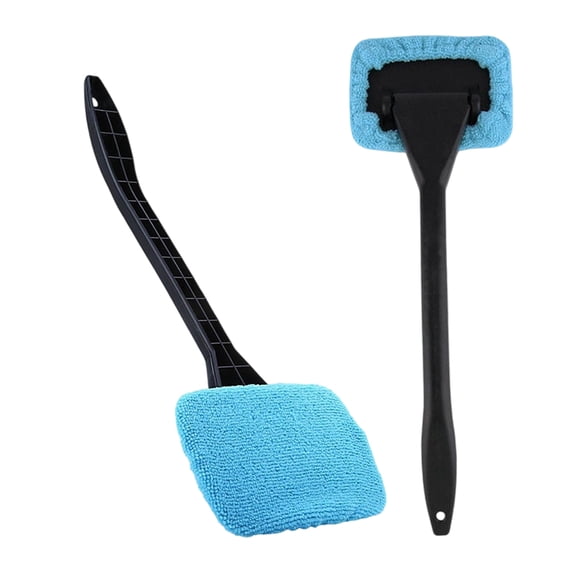 2Pc Efficient Car Front Windshield Cleaning Tool Soft Brush for Easy Window Maintenance Multifunctional Windscreen Wiper