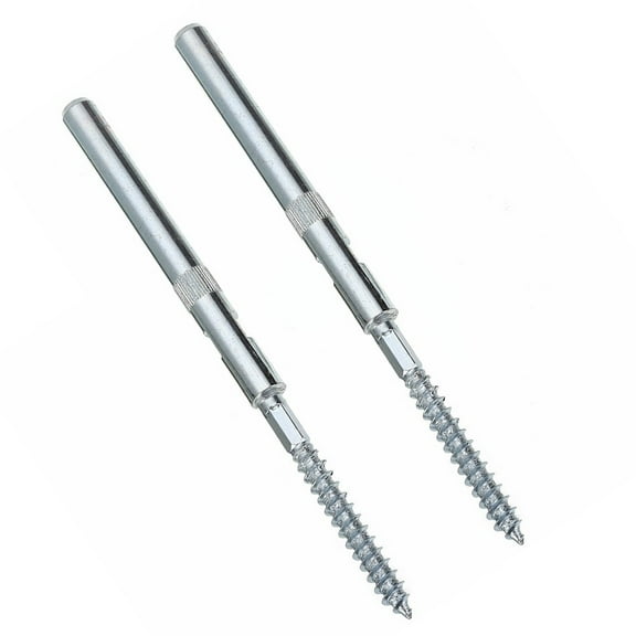 2Pc Floating Shelf Kit Concealed Metal Wall Mount Support Pins Bracket
