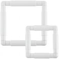 thumbnail image 1 of 2Pc Frame Square Embroidery Hoops Q Snaps for Quilting Frame Sewing Hoop, 6X6 Inch,8X8 Inch, 1 of 7
