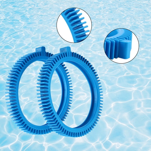 2Pc Front & Rear Tire Kit&Super Hump 896584000-143,896584000-082 For Hayward Poolvergnuegen Pool Cleaner 2X,4X Wheel Suction