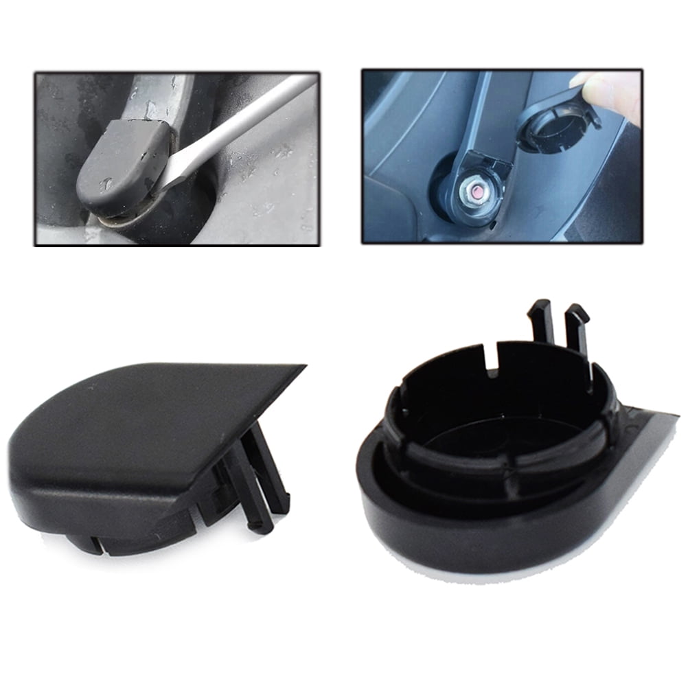 2Pc Front Windshield Wiper Arm Nut Head Bolt Cap Cover for Mazda 5/6