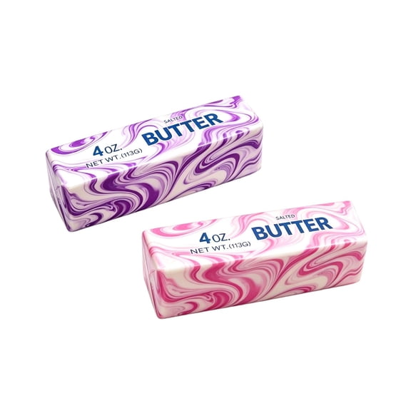 2Pc Giant Butter Squi-shy Slow Rising Squi-shy Fidget Toys, Stress Relief Sensory Toys for Adult, Party Favors Office Desk Gadgets