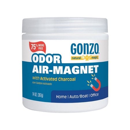 2Pc Gonzo Natural Magic Fresh Scent Odor Air Magnet 14 oz Gel