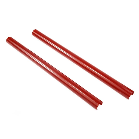 2Pc Grill Bar V Brace Red Abs Grill Trim Strip Decoration Accessories For Bmw E60 1 2 3 4 Series Front Grille Trim Strip Covers Fangkenuo