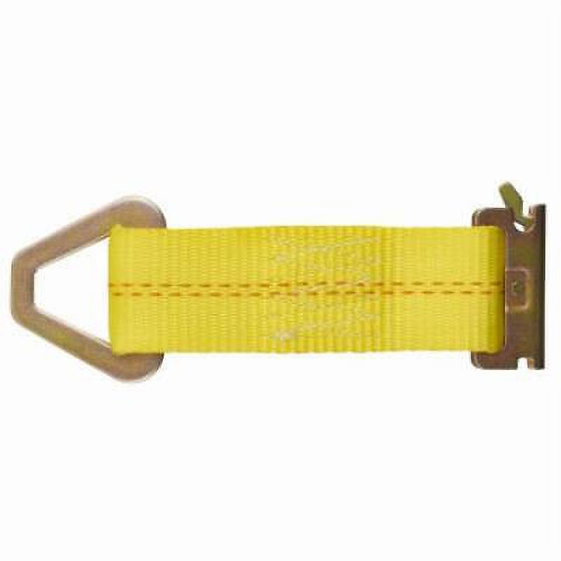 2Pc Keeper 2 in. W X 7 in. L Yellow ETrack TieOff 2000 lb 1 pk