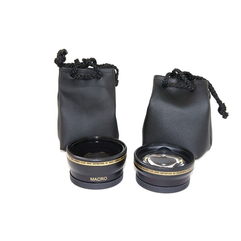 2Pc Kit Pro HD Wide Angle & Telephoto Lens for Fujifilm 2Pc Kit Pro HD Wide Angle & Telephoto Lens for Fujifilm