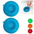 thumbnail image 1 of 2Pc Kitchen Sink Strainer Silicone Filter Drain Protector Food Trap Debris Waste, 1 of 7