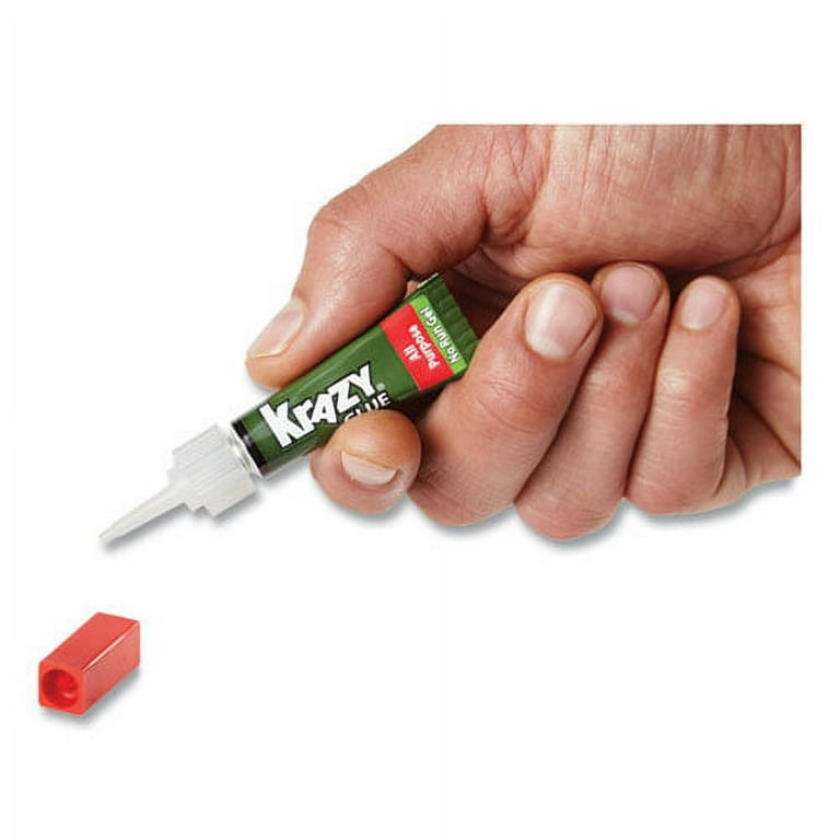 All Purpose Krazy Glue, 0.07 oz, Dries Clear