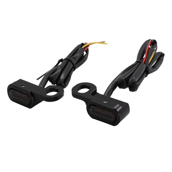 2Pc LED Turn Signal Indicator Light for Touring , Black Smoke