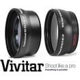 thumbnail image 1 of 2Pc Lens Kit Hi-Definition Telephoto & Wide Angle Lens Set For Nikon D5300 D3300 (52mm Compatible), 1 of 3