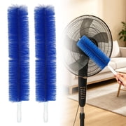 2Pc Long Handle Flexible Microfiber Duster Brush, Bendable Static Dust Remover Cleaner, 16.14X3.74" Gap Cleaning Brush, Reusable Lint Capture Tool for Window Blinds and Hard-to-Reach Corners