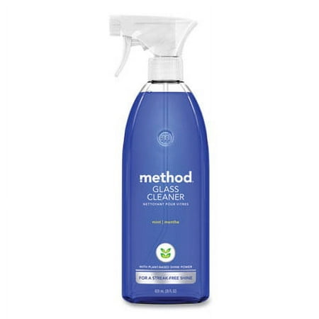 2Pc Method Glass and Surface Cleaner, Mint, 28 oz Spray Bottle (00003)D6