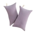 thumbnail image 1 of 2Pc Microfiber Pillow,Tiny Pillows,11"x7" Microfiber Mini Pillows for Travel,Pets,Soft and Machine Washable Small Pillows for Neck,Wrist and Knee Comfort,for Travel,Cars,Airplanes(Light Purple), 1 of 9